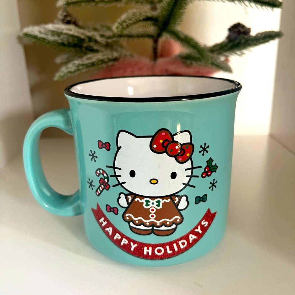 Hello Kitty Christmas Gingerbread Camper Mug.
